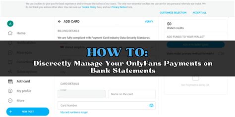 does onlyfans keep you anonymous|How to Hide Your OnlyFans Payments History